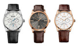 Hugo Boss Ikon White Dial Brown Leather Strap Watch for Men - 1513175 Authentic Buy Shop Now