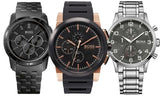 Hugo Boss Aeroliner Black Dial Silver Steel Strap Watch for Men - 1513181 Authentic Buy Shop Now