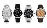 Emporio Armani Classic Quartz Black Dial Black Leather Strap Watch For Men - AR2429 Authentic Buy Shop Now