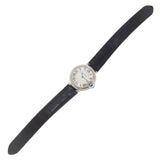 Cartier Ballon Bleu De Cartier Silver Dial Black Leather Strap Watch for Women - WSBB0034 Authentic Buy Shop Now