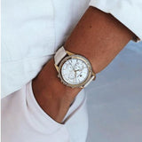 Tommy Hilfiger Ari Diamonds White Dial Cream Leather Strap Watch for Women - 1781982 Authentic Buy Shop Now