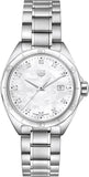Tag Heuer Formula 1 Diamonds Mother Of Pearl White Dial Silver Steel Strap Watch for Women - WBJ1419.BA0664 Authentic Buy Shop Now