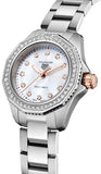 Tag Heuer Aquaracer Professional 200 Quartz Diamonds Mother of Pearl Dial Silver Steel Strap Watch for Women - WBP1451.BA0622 Authentic Buy Shop Now