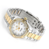 Tag Heuer Aquaracer Quartz Diamonds Mother of Pearl Dial Two Tone Steel Strap Watch for Women - WBD1423.BB0321 Authentic Buy Shop Now