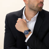 Tag Heuer Carrera Calibre 5 Automatic Blue Dial Blue Leather Strap Watch for Men - WAR201E.FC6292 Authentic Buy Shop Now