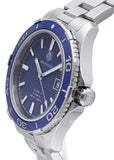 Tag Heuer Aquaracer Calibre 5 Automatic Blue Dial Silver Steel Strap Watch for Men - WAK2111.BA0830 Authentic Buy Shop Now