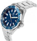 Tag Heuer Aquaracer Blue Dial Quartz Silver Steel Strap Watch for Men - WAY111C.BA0928 Authentic Buy Shop Now