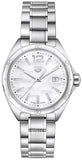 Tag Heuer Formula 1 Quartz Mother of Pearl White Dial Silver Steel Strap Watch for Women - WBJ1418.BA0664 Authentic Buy Shop Now