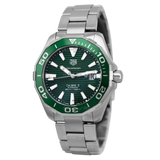 Tag Heuer Aquaracer Green Dial Watch for Men - WAY201S.BA0927 Authentic Buy Shop Now
