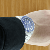 Tag Heuer Aquaracer Calibre 5 Automatic Blue Dial Silver Steel Strap Watch for Men - WAK2111.BA0830 Authentic Buy Shop Now