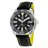 Tag Heuer Aquaracer Calibre 5 Automatic Black Dial Black Nylon Strap Watch for Men - WAY211A.FC6362 Authentic Buy Shop Now