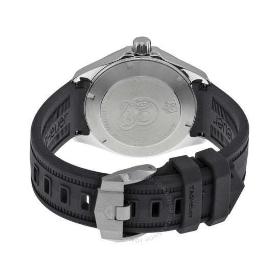 Tag Heuer Aquaracer Automatic Caliber 5 Black Dial Black Rubber Strap Watch for Men - WAY2110.FT8021 Authentic Buy Shop Now