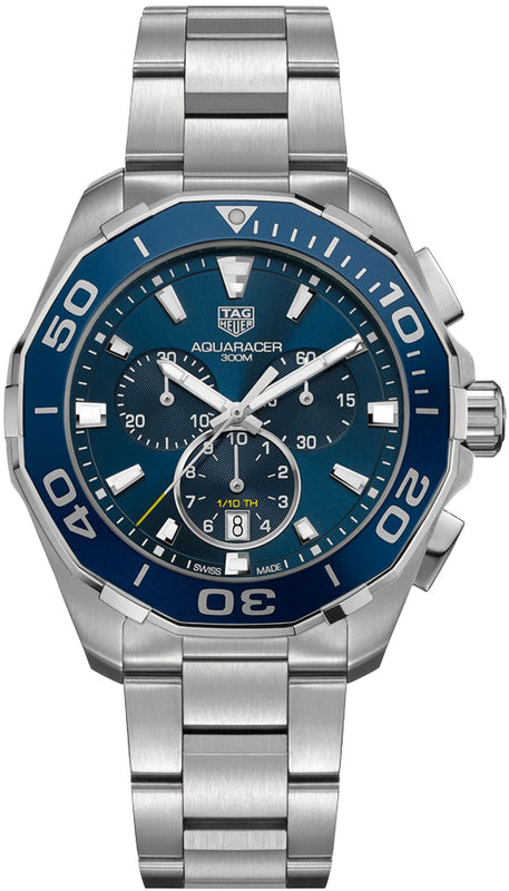 Tag Heuer Aquaracer Blue Dial Watch for Men - CAY111B.BA0927 Authentic Buy Shop Now