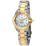 Tag Heuer Aquaracer Diamonds Mother of Pearl Dial Two Tone Steel Strap Watch for Men - WBD1422.BB0321 Authentic Buy Shop Now