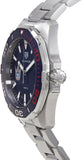 Tag Heuer Aquaracer Henrik Lundqvist Special Edition Blue Dial Silver Steel Strap Watch for Men - WAY101J.BA0746 Authentic Buy Shop Now