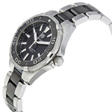 Tag Heuer Aquaracer Quartz Diamonds Black Dial Two Tone Steel Strap Watch for Women - WAY131G.BA0913 Authentic Buy Shop Now