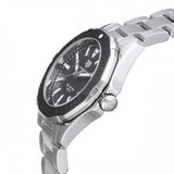 Tag Heuer Aquaracer Quartz Black Dial Silver Steel Strap Watch for Women - WAY131K.BA0748 Authentic Buy Shop Now