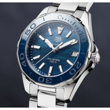 Tag Heuer Aquaracer Blue Dial Silver Steel Strap Watch for Women - WAY131S.BA0748 Authentic Buy Shop Now