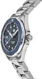 Tag Heuer Aquaracer Diamonds Blue Dial Silver Steel Strap Watch for Women - WAY131L.BA0748 Authentic Buy Shop Now