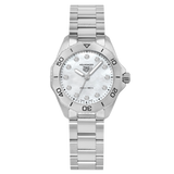 Tag Heuer Aquaracer Professional 200 Quartz Diamond Mother of Pearl Dial Silver Steel Strap Watch for Women - WBP1416.BA0622 Authentic Buy Shop Now