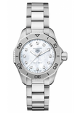 Tag Heuer Aquaracer Professional 200 Quartz Diamond Mother of Pearl Dial Silver Steel Strap Watch for Women - WBP1416.BA0622 Authentic Buy Shop Now