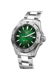 Tag Heuer Aquaracer Professional 200 Automatic Green Dial Silver Steel Strap Watch for Men - WBP2115.BA0627 Authentic Buy Shop Now
