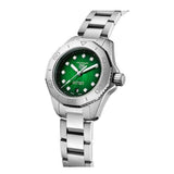 Tag Heuer Aquaracer Professional 200 Automatic Diamond Green Dial Silver Steel Strap Watch for Women - WBP2415.BA0622 Authentic Buy Shop Now