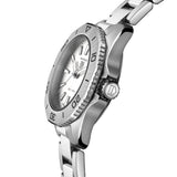 Tag Heuer Aquaracer Professional 200 Quartz White Dial Silver Steel Strap Watch for Women - WBP1411.BA0622 Authentic Buy Shop Now