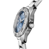 Tag Heuer Aquaracer Professional 200 Quartz Blue Dial Silver Steel Strap Watch for Women - WBP1415.BA0622 Authentic Buy Shop Now