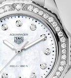 Tag Heuer Aquaracer Professional 200 Quartz Diamond Mother of Pearl Dial Silver Steel Strap Watch for Women - WBP1417.BA0622 Authentic Buy Shop Now