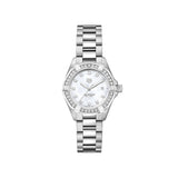 Tag Heuer Aquaracer Professional 200 Quartz Diamond Mother of Pearl Dial Silver Steel Strap Watch for Women - WBP1417.BA0622 Authentic Buy Shop Now