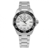 Tag Heuer Aquaracer Professional 300 Automatic White Dial Silver Steel Strap Watch for Men - WBP231C.BA0626 Authentic Buy Shop Now