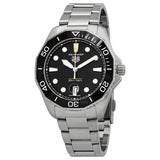 Tag Heuer Aquaracer Professional 300 Automatic Black Dial Silver Steel Strap Watch for Men - WBP201A.BA0632 Authentic Buy Shop Now