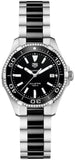 Tag Heuer Aquaracer Quartz Diamonds Black Dial Two Tone Steel Strap Watch for Women - WAY131G.BA0913 Authentic Buy Shop Now