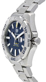 Tag Heuer Aquaracer Calibre 5 Automatic Blue Dial Silver Steel Strap Watch for Men - WAY2012.BA0927 Authentic Buy Shop Now