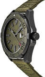 Tag Heuer Aquaracer Automatic Green Dial Khakhi Green Nylon Strap Watch for Men - WAY208E.FC8222 Authentic Buy Shop Now