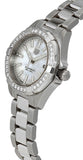 Tag Heuer Aquaracer Diamonds Mother of Pearl White Dial Silver Steel Strap Watch for Women - WBD1413.BA0741 Authentic Buy Shop Now