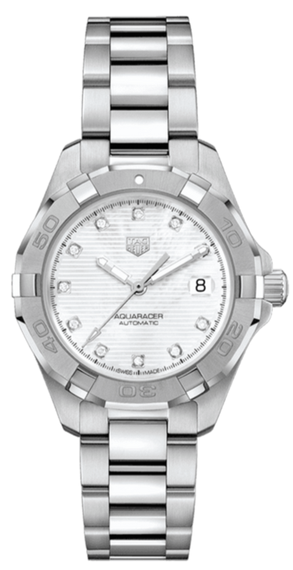 Tag Heuer Aquaracer White Mother of Pearl Dial Watch for Women - WBD1314.BA0740 Authentic Buy Shop Now