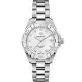 Tag Heuer Aquaracer White Mother of Pearl Dial Watch for Women - WBD1314.BA0740 Authentic Buy Shop Now