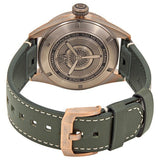 Tag Heuer Autavia Calibre 5 Automatic Olive Green Dial Green Leather Strap Watch for Men - WBE5190.FC8268 Authentic Buy Shop Now