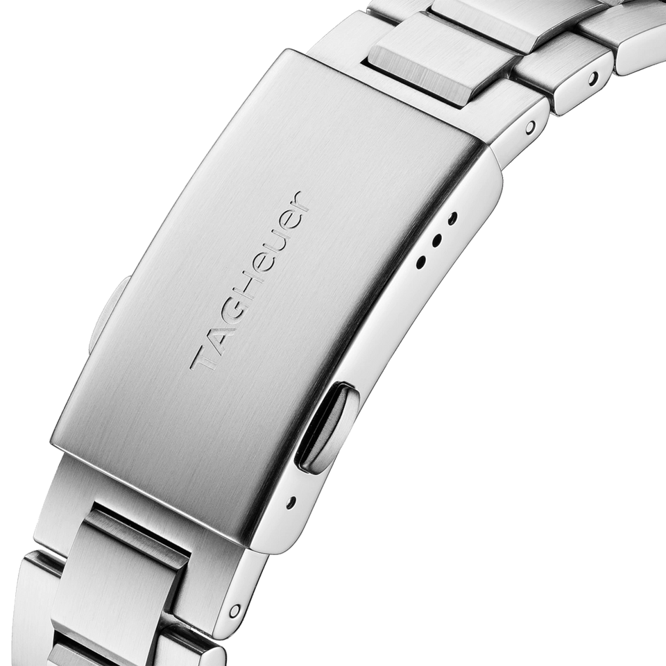 Tag Heuer Aquaracer Automatic Black Dial Silver Steel Strap Watch for Men - WAY211A.BA0928 Authentic Buy Shop Now