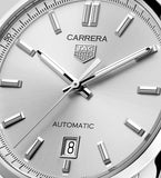 Tag Heuer Carrera Date Silver Dial Silver Steel Strap Watch for Women - WBN2111.BA0639 Authentic Buy Shop Now