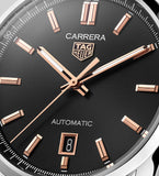 Tag Heuer Carrera Black Dial Silver Steel Strap Watch for Men - WBN2113.BA0639 Authentic Buy Shop Now