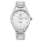 Tag Heuer Carrera Automatic Caliber 5 White Dial Silver Steel Strap Watch for Men - WAR211B.BA0782 Authentic Buy Shop Now