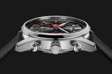Tag Heuer Carrera Chronograph Black Dial Black Leather Strap Watch for Men - CBN201C.FC6542 Authentic Buy Shop Now