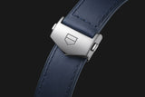 Tag Heuer Carrera Chronograph Blue Dial Blue Leather Strap Watch for Men - CBN201D.FC6543 Authentic Buy Shop Now