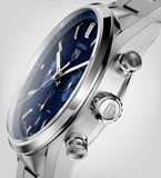 Tag Heuer Carrera Chronograph Blue Dial Silver Steel Strap Watch for Men - CBN2011.BA0642 Authentic Buy Shop Now
