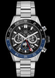 Tag Heuer Carrera Chronograph Blue Dial Silver Steel Strap Watch for Men - CBG2A1Z.BA0658 Authentic Buy Shop Now