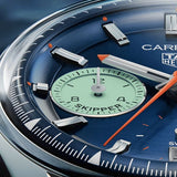 Tag Heuer Carrera Skipper Automatic Chronograph Blue Dial Blue Nylon Strap Watch for Men - CBS2213.FN6002 Authentic Buy Shop Now