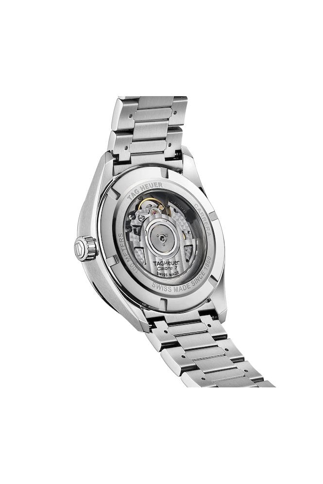 Tag Heuer Carrera Twin Time Blue Dial Silver Steel Strap Watch for Men - WBN201A.BA0640 Authentic Buy Shop Now